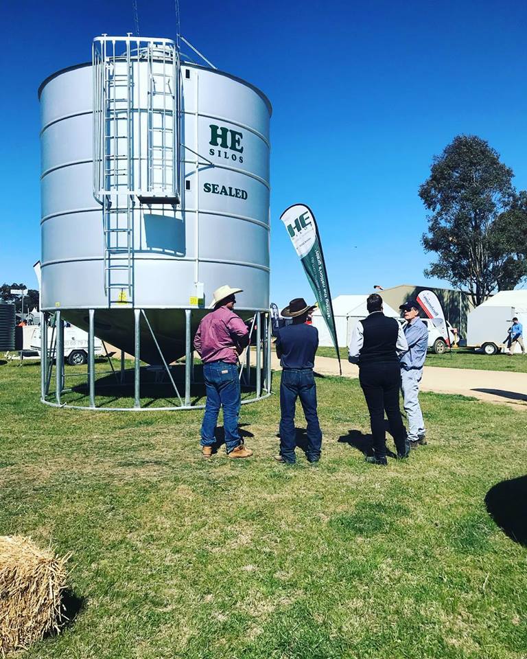 HE Silos Forbes attending the Henty Machinery Field Days