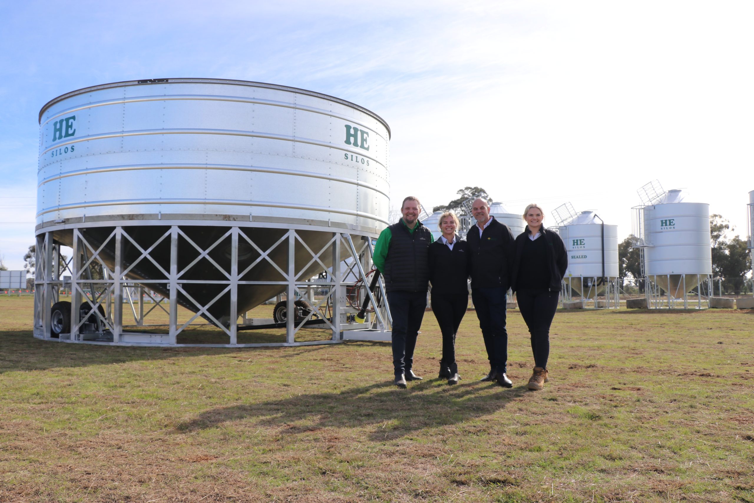 125T Grain Field Bin with Morrison